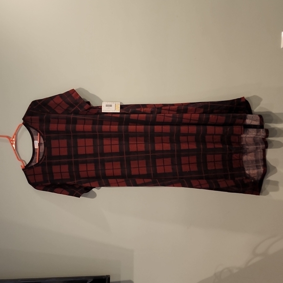 LuLaRoe Dresses & Skirts - LuLaRoe Carly Dress Plaid NWT